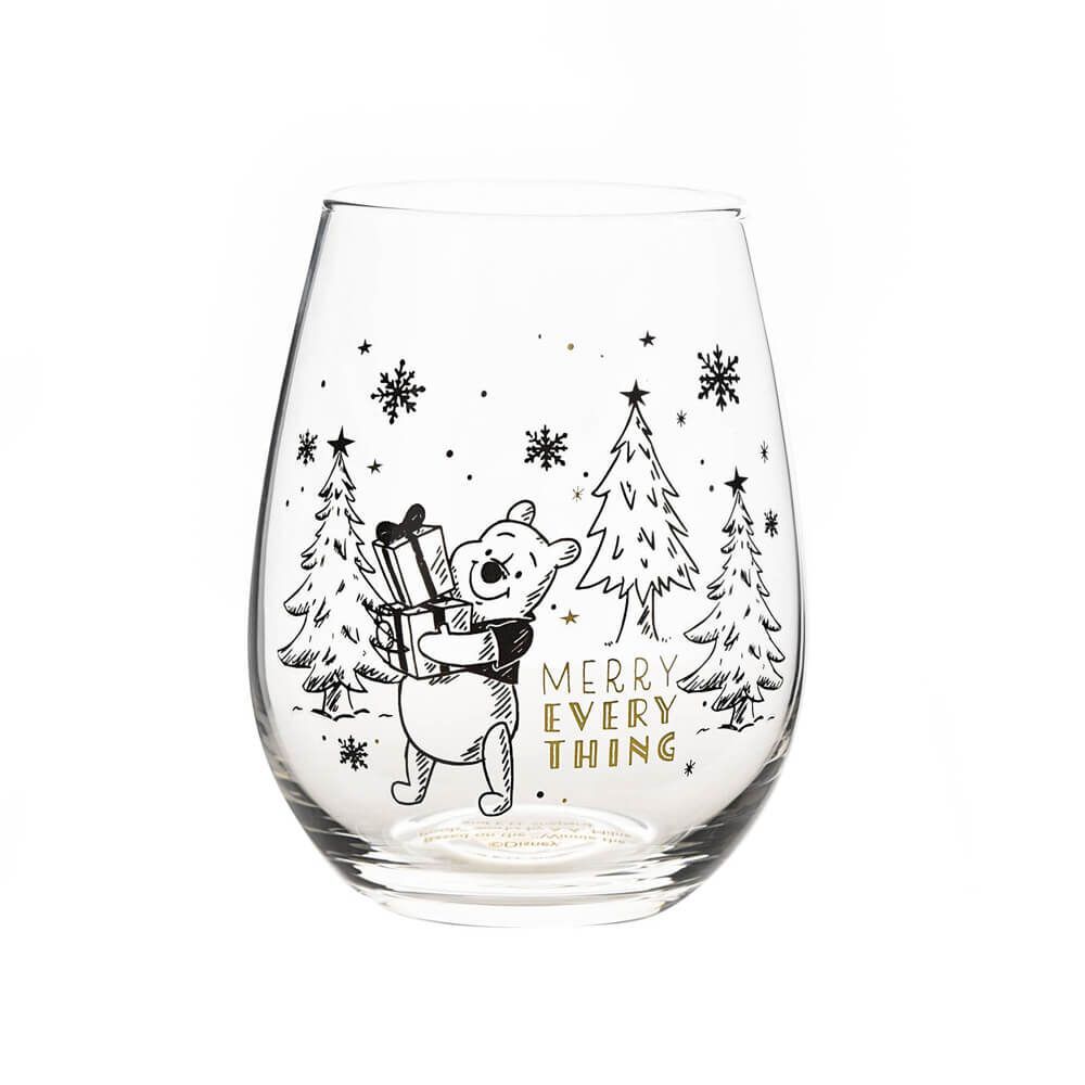 Disney Christmas By Widdop And Co Christmas Glasses - Winnie Set Of 2