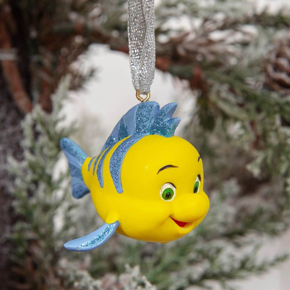 Disney Christmas By Widdop And Co Hanging Ornaments - Little Mermaid Set Of 3