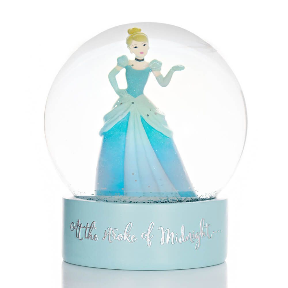 Disney Christmas By Widdop And Co Snowglobe: Cinderella 'At the Stroke of Midnight'