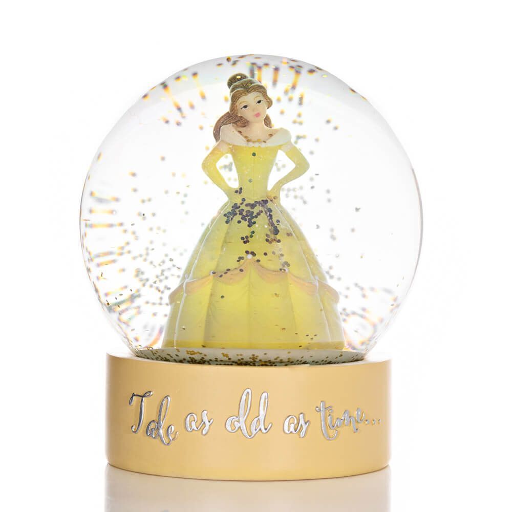 Disney Christmas By Widdop And Co Snowglobe: Belle 'Tale As Old As Time...'