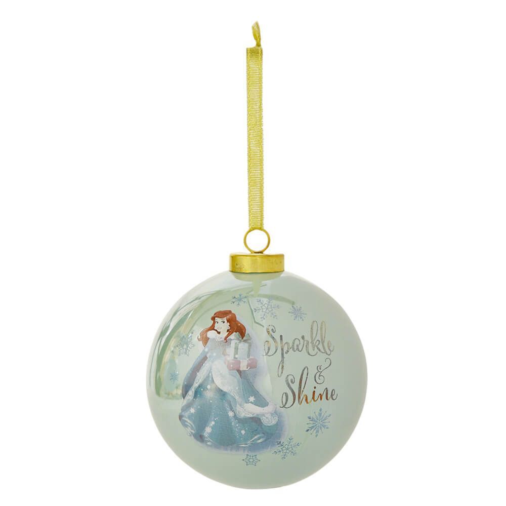 Disney Christmas By Widdop And Co Bauble: Ariel