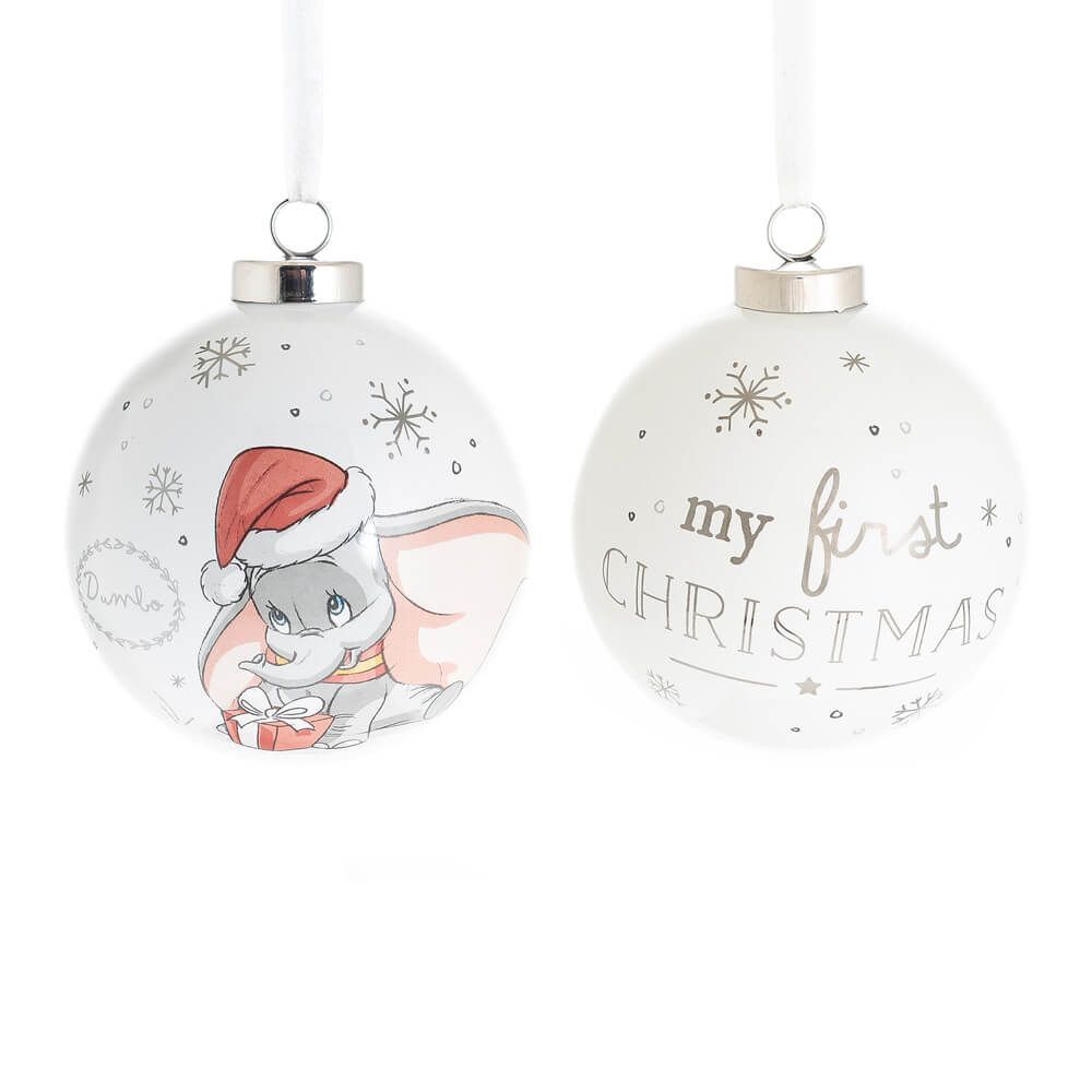 Disney Christmas By Widdop And Co Bauble: Dumbo