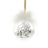 Disney Christmas By Widdop And Co Bauble - Feather Glass Belle & Beast