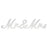 Wedding Mr & Mrs Table Word by Splosh