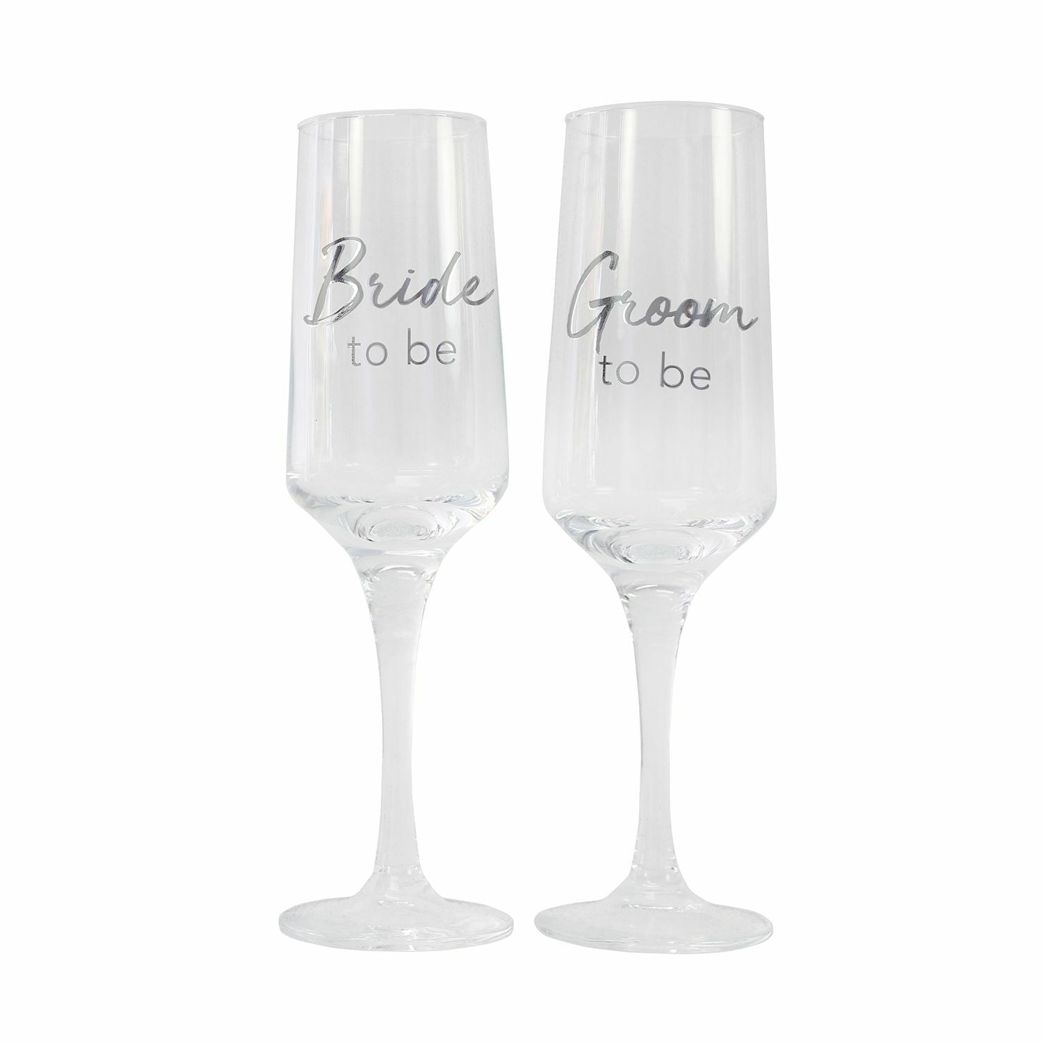 Engagement Bride & Groom To Be Flute Set by Splosh