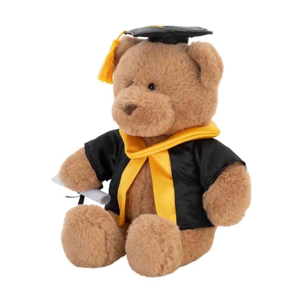 With Heart Graduation Bear With Scroll - Large