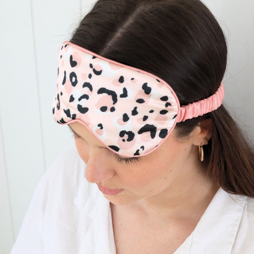 Splosh Wellness - Blush Leopard Eye Mask