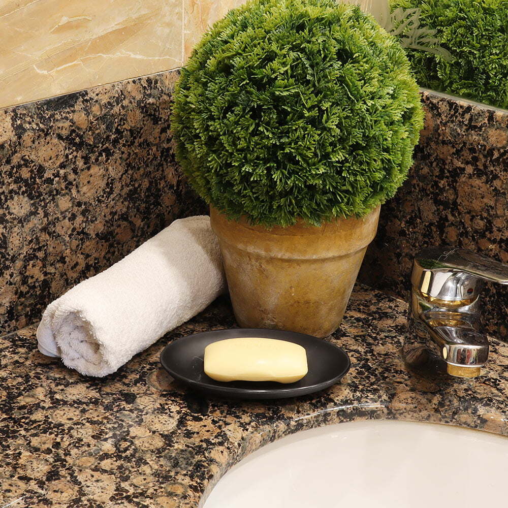 White Magic - Eco Basics Soap Dish Black