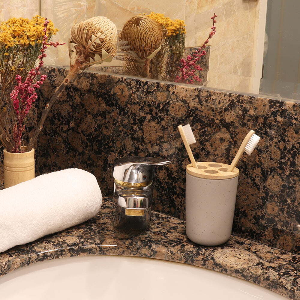 White Magic - Eco Basics Toothbrush Caddy Charcoal