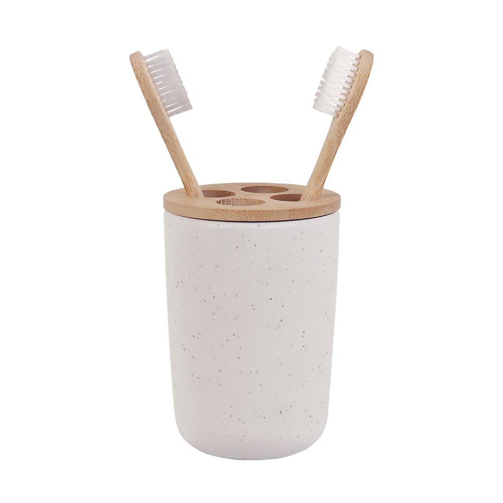 White Magic - Eco Basics Toothbrush Caddy White