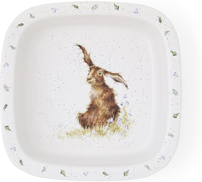 Royal Worcester Wrendale Square Dish - Harebells