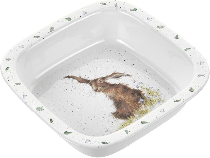 Royal Worcester Wrendale Square Dish - Harebells