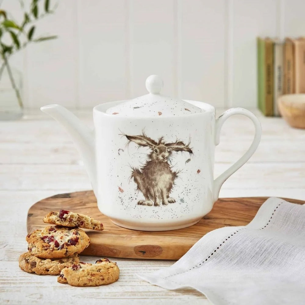 Royal Worcester Wrendale 1.13L Teapot - Hare Brained