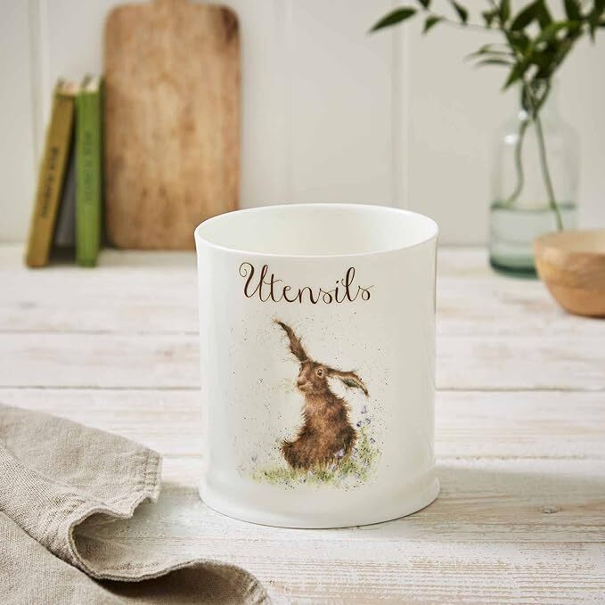 Royal Worcester Wrendale Utensil Jar - Harebells