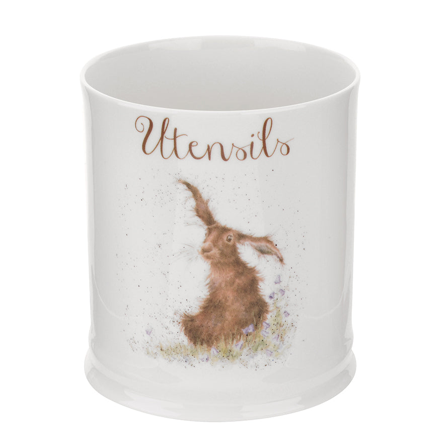 Royal Worcester Wrendale Utensil Jar - Harebells