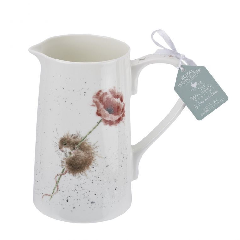 Royal Worcester Wrendale Jug - Poppy