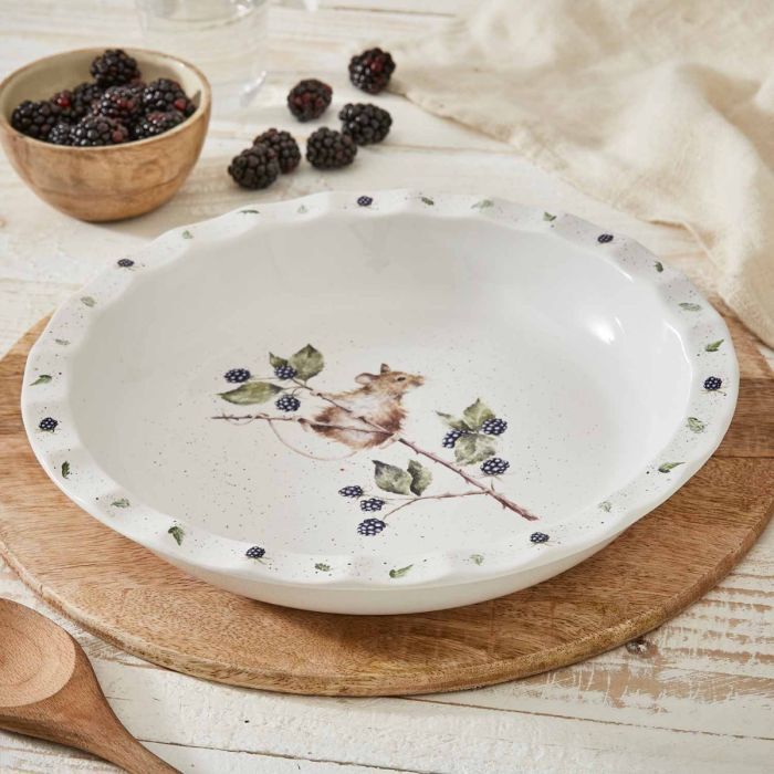 Royal Worcester Wrendale Pie Dish - Brambles