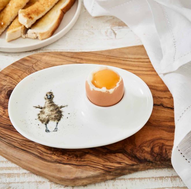 Royal Worcester Wrendale Egg Saucer - Gosling