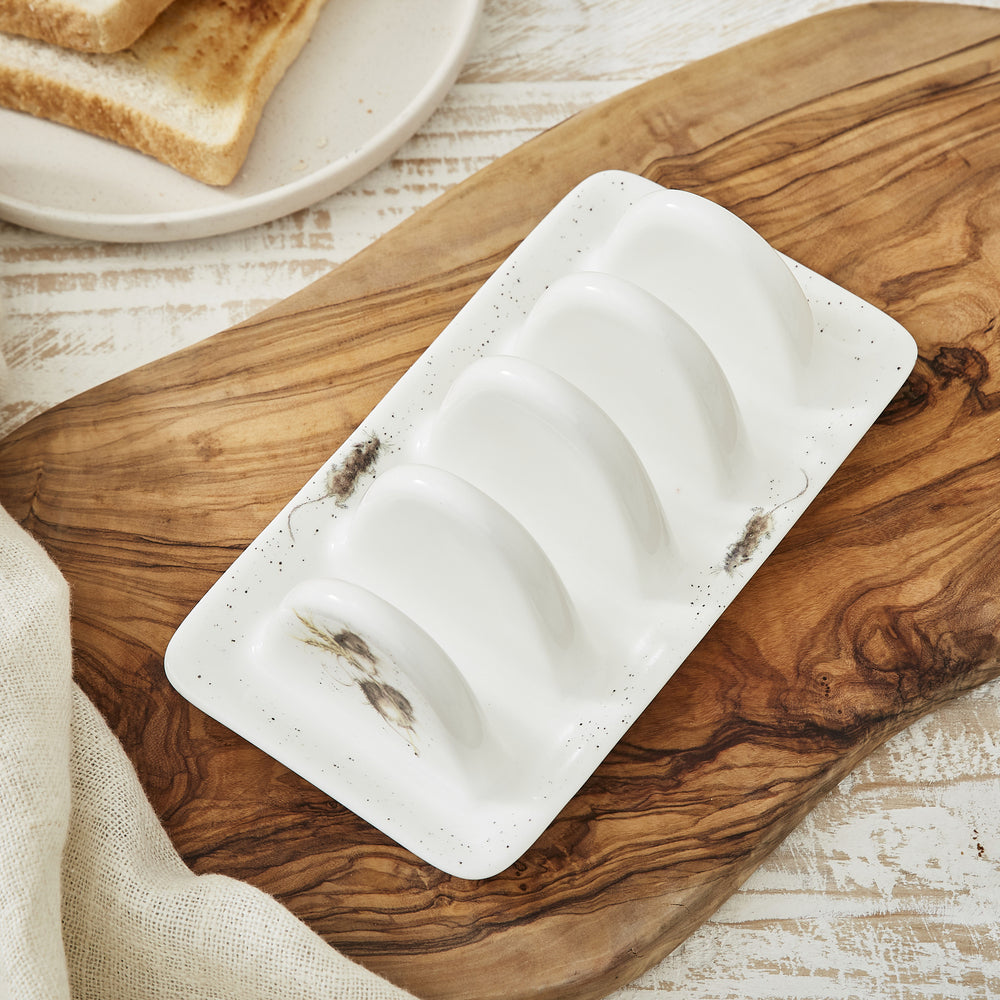 Royal Worcester Wrendale Toast Rack - The Harvesters