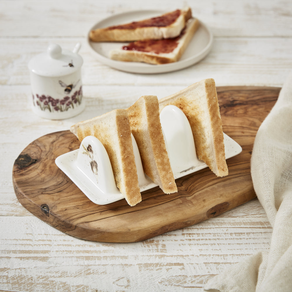 Royal Worcester Wrendale Toast Rack - The Harvesters