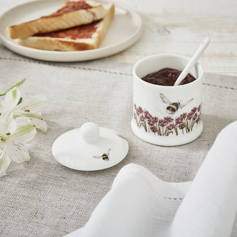 Royal Worcester Wrendale Conserve Pot - Flight of the Bumblebee