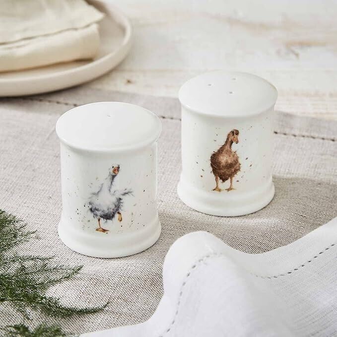 Royal Worcester Wrendale Designs Salt & Pepper Pots - Ducks (Set of 2)