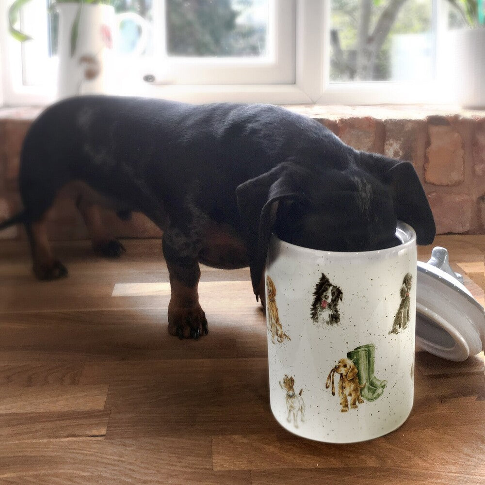 Royal Worcester Wrendale Dog Treat Jar