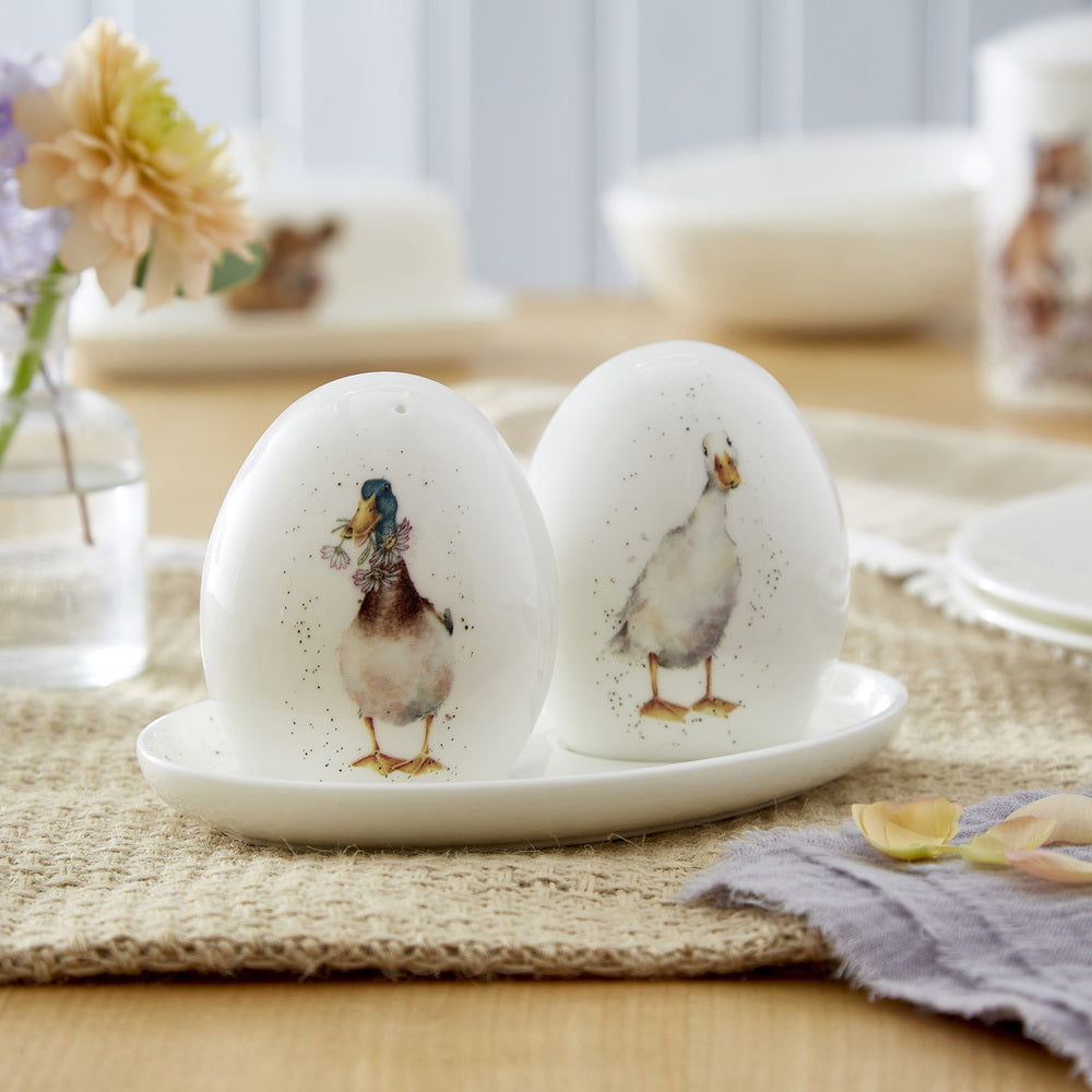 Royal Worcester Wrendale Salt & Pepper Set - Not a Daisy Goes By