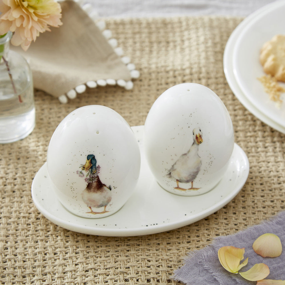 Royal Worcester Wrendale Salt & Pepper Set - Not a Daisy Goes By