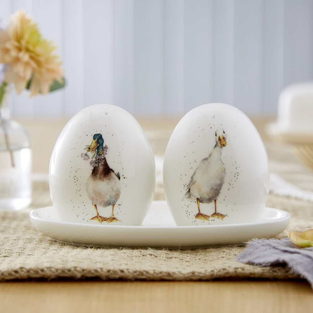 Royal Worcester Wrendale Salt & Pepper Set - Not a Daisy Goes By