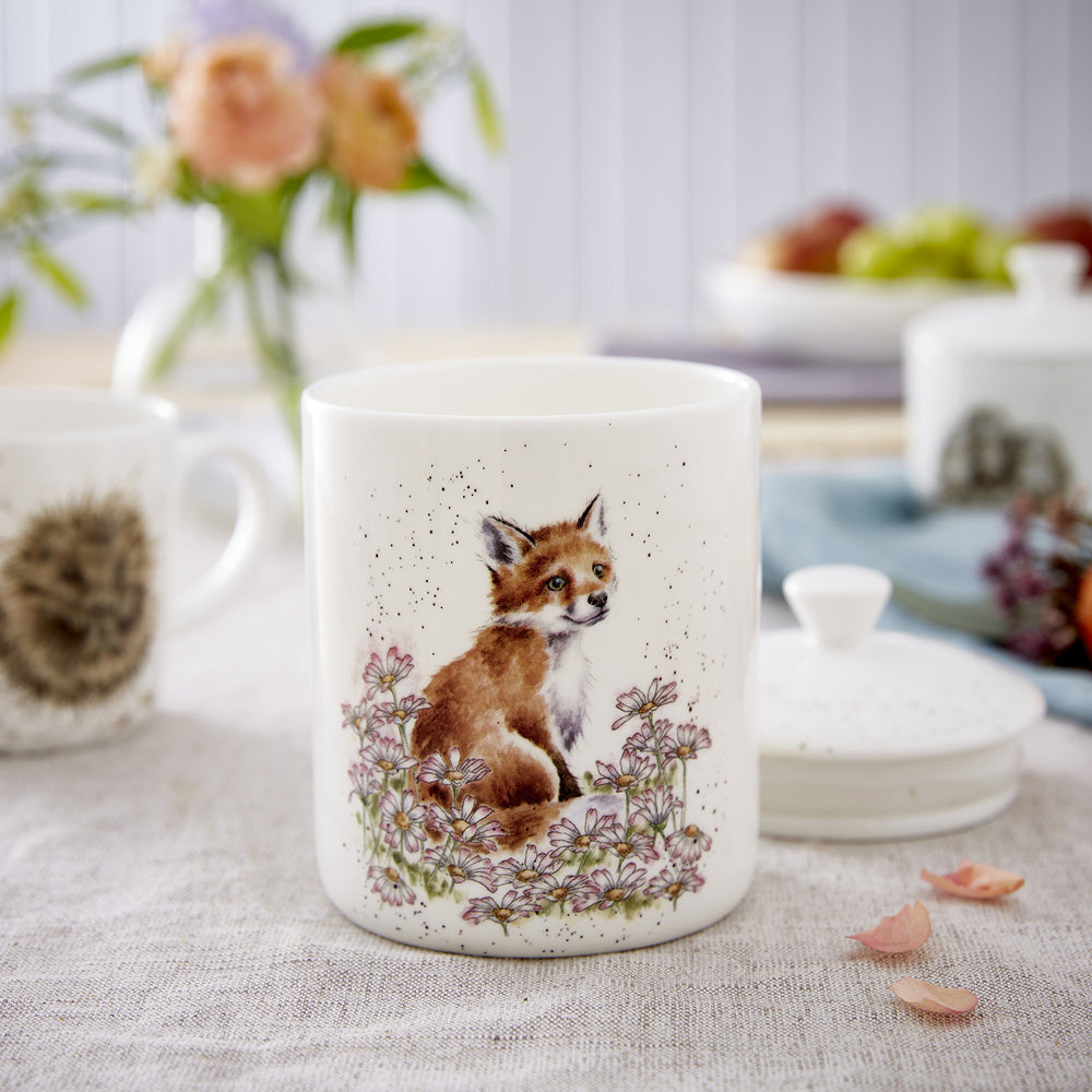 Royal Worcester Wrendale Lidded Storage Jar - Make My Daisy (Medium)
