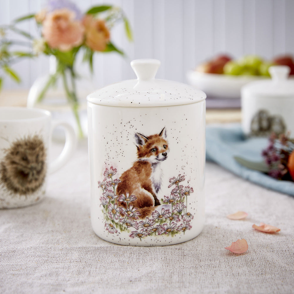 Royal Worcester Wrendale Lidded Storage Jar - Make My Daisy (Medium)