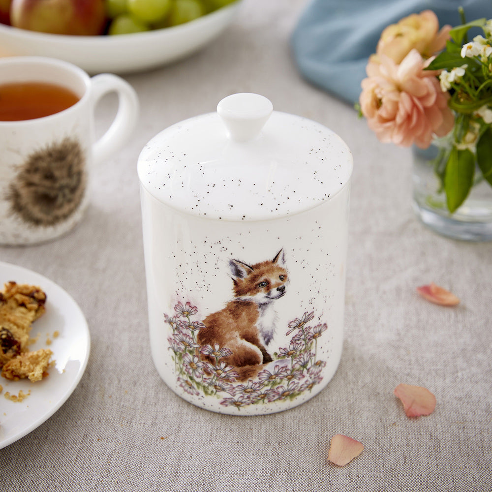 Royal Worcester Wrendale Lidded Storage Jar - Make My Daisy (Medium)