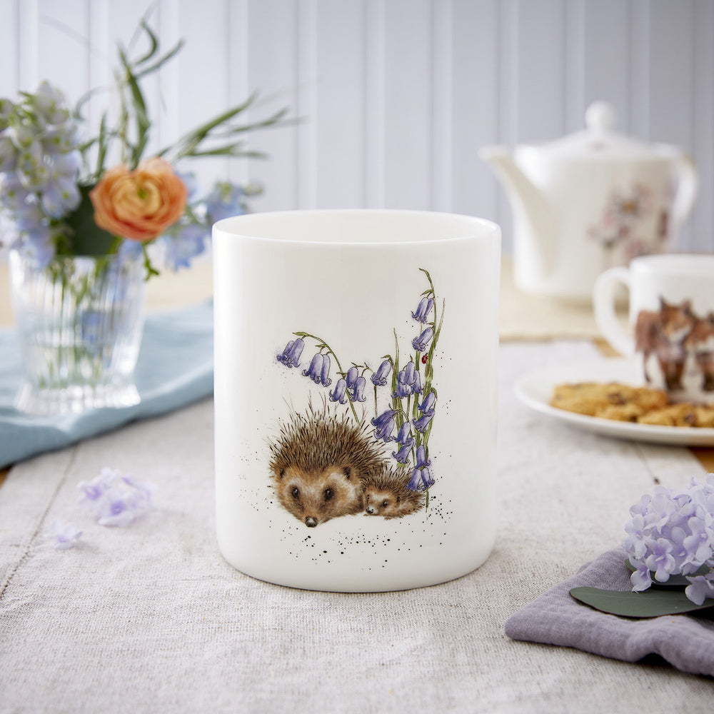 Royal Worcester Wrendale Utensil Jar - Love and Hedgehugs