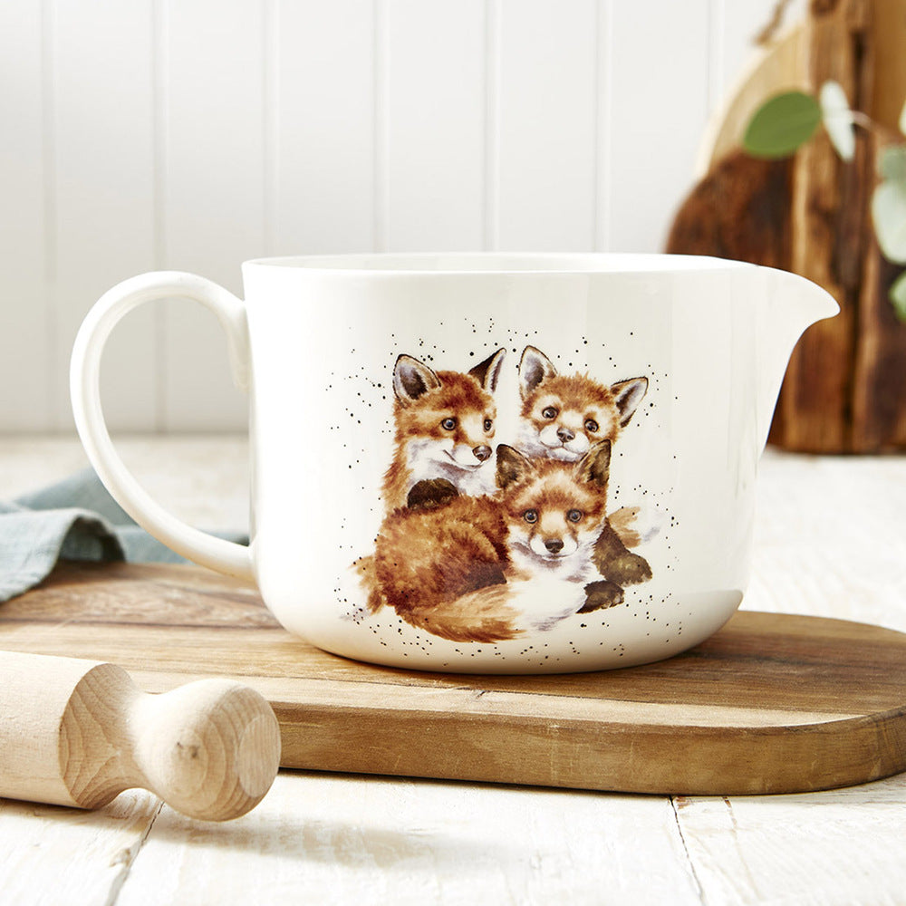 Royal Worcester Wrendale 2L Mixing Jug - Snug as a Cub
