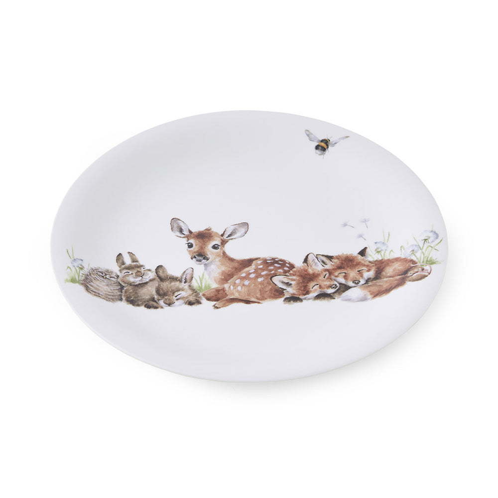Royal Worcester Wrendale Plate & Bowl Set - Woodland Animals (Set of 2)