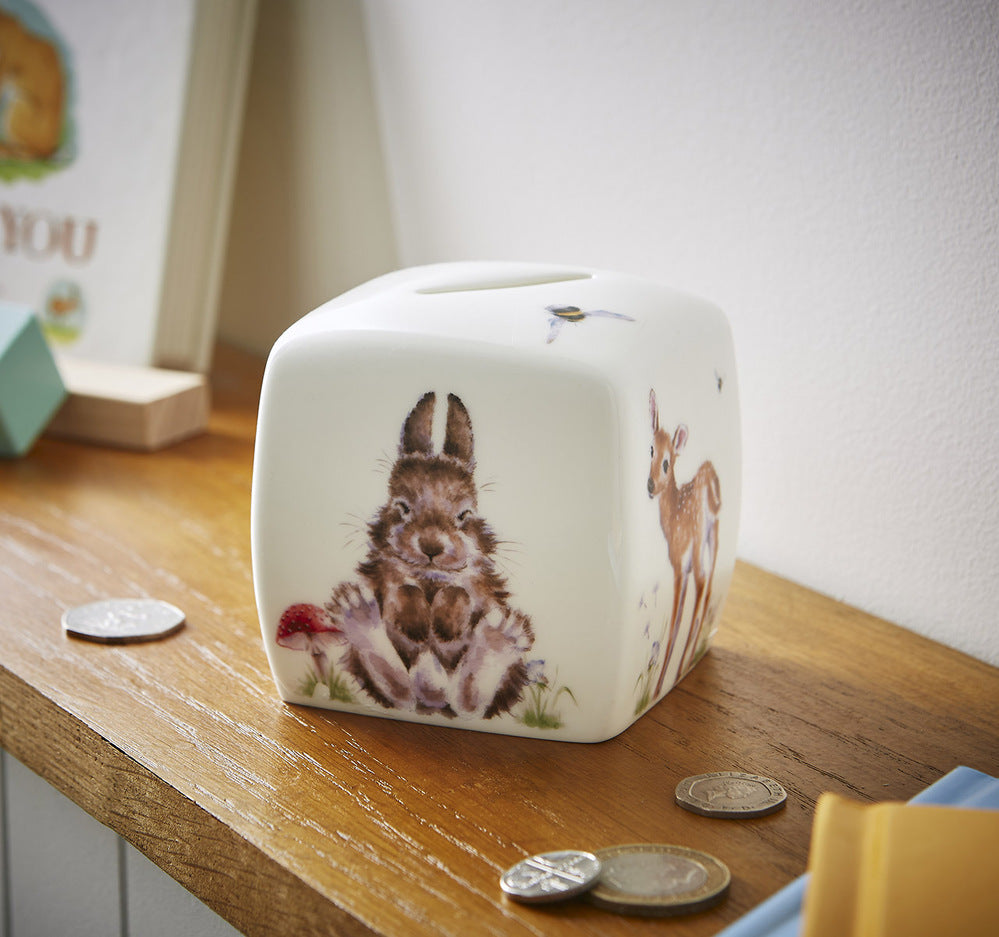 Royal Worcester Wrendale Money Box - Woodland Animals