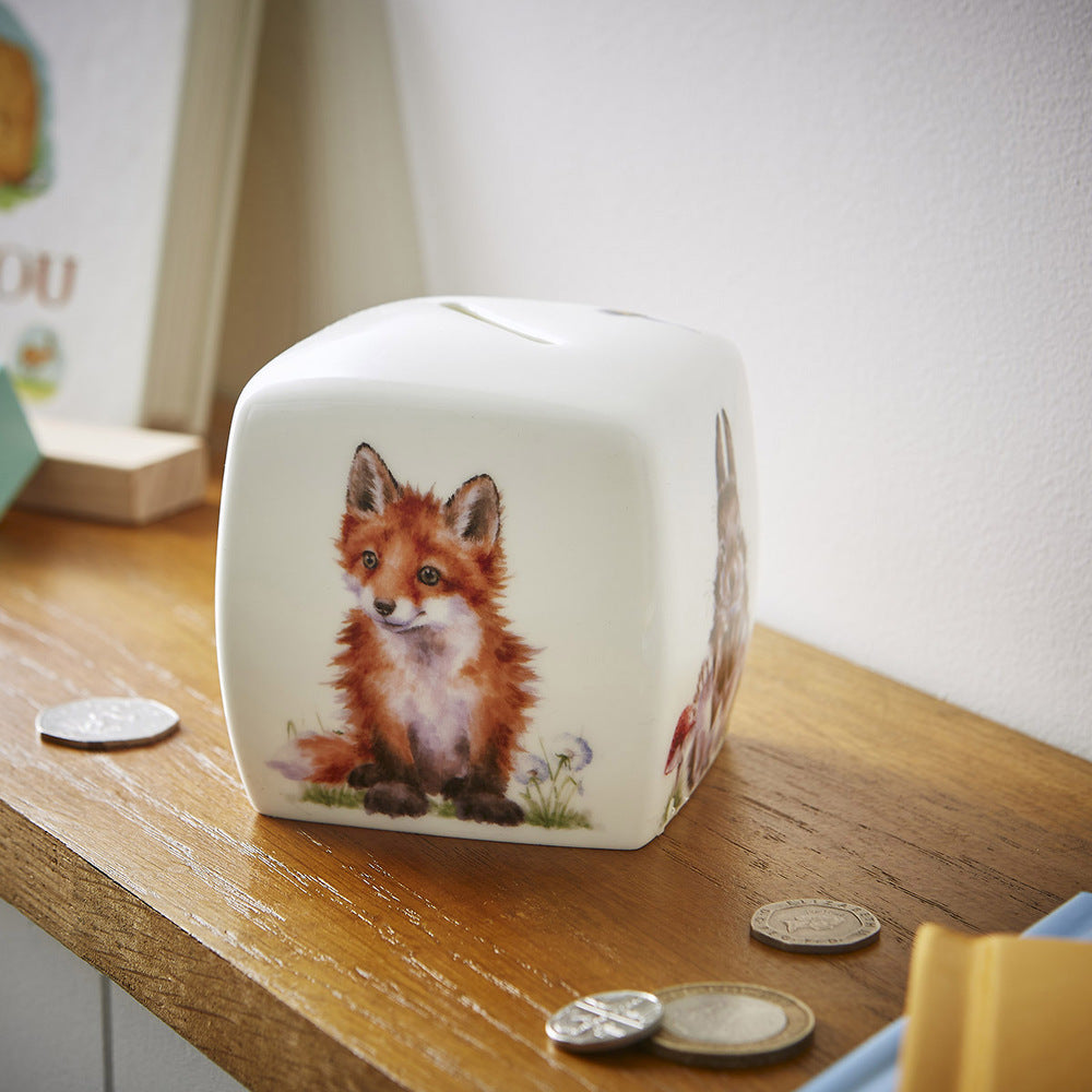 Royal Worcester Wrendale Money Box - Woodland Animals