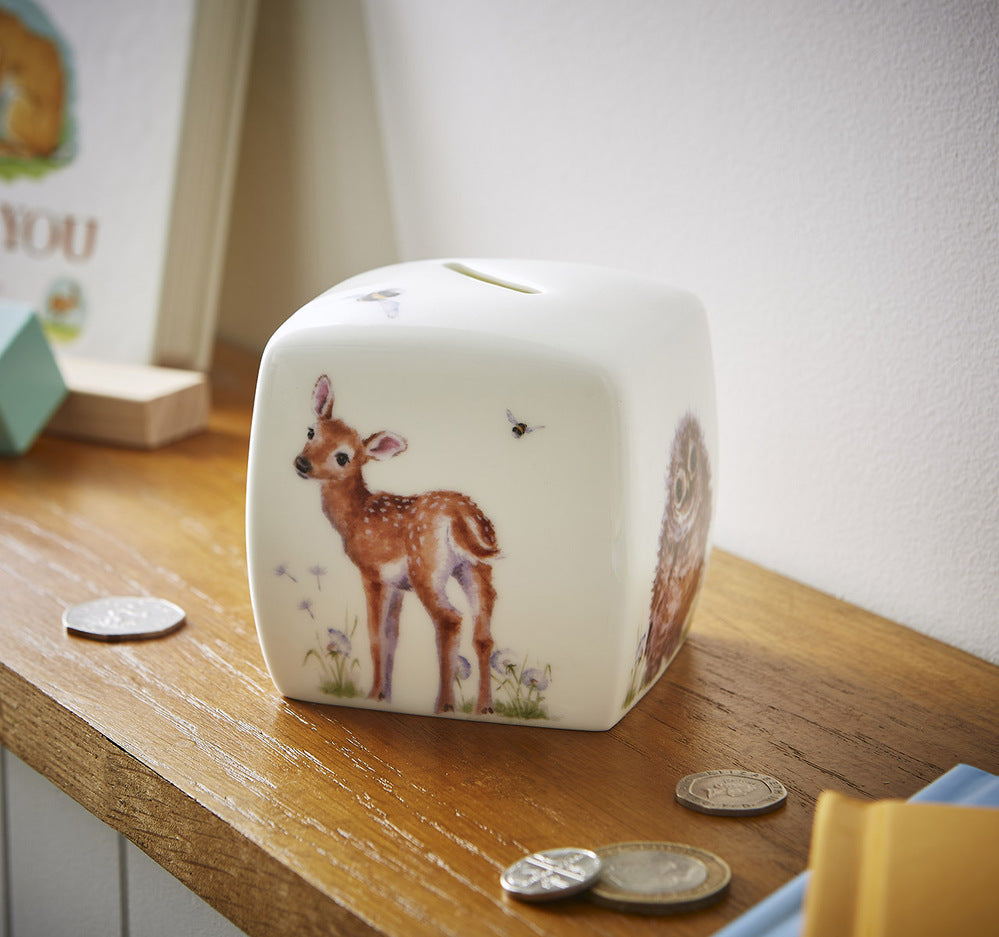 Royal Worcester Wrendale Money Box - Woodland Animals