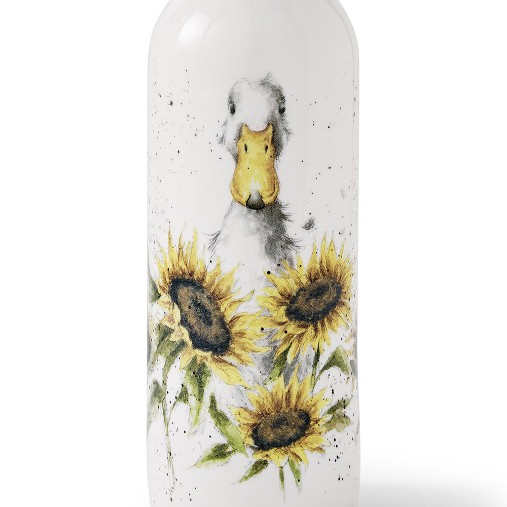 Royal Worcester Wrendale Oil & Vinegar - Sunshine Duck & Daisy Coo Highland Cow (Set of 2)