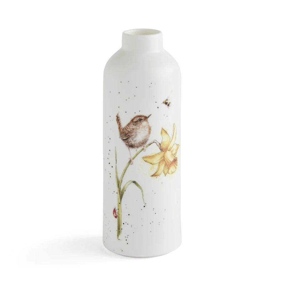 Royal Worcester Wrendale Designs Vases - Bird, Ducks, Donkey (Set of 3)