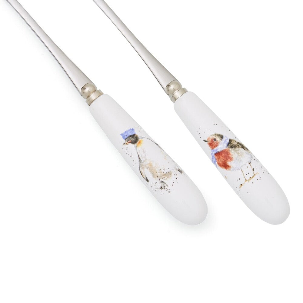 Royal Worcester Wrendale Christmas Pastry Forks - Set Of 6