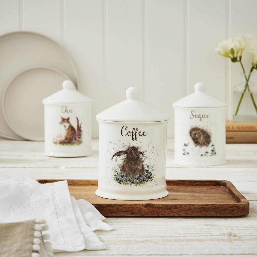 Royal Worcester Wrendale Coffee Canister - Bright Eyes
