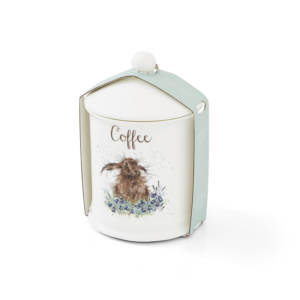 Royal Worcester Wrendale Coffee Canister - Bright Eyes