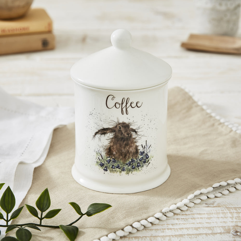 Royal Worcester Wrendale Coffee Canister - Bright Eyes