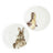 Royal Worcester Wrendale Coupe Plates - Set Of 2