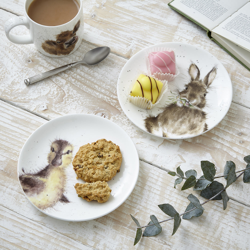 Royal Worcester Wrendale Coupe Plates - Set Of 2