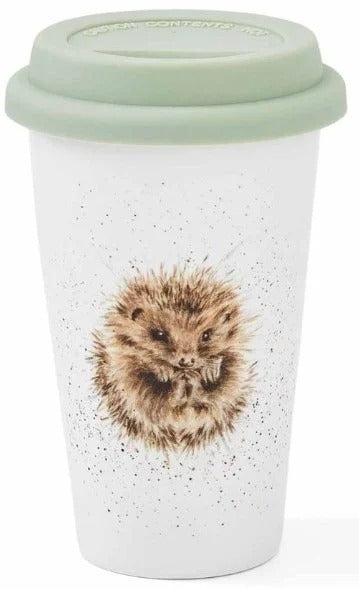 Royal Worcester Wrendale Travel Mug - Awakening Hedgehog
