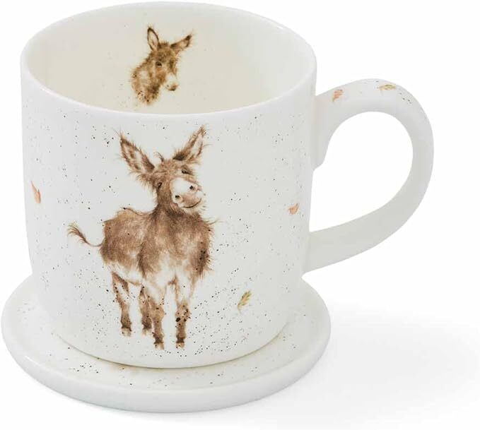 Royal Worcester Wrendale Mug & Coaster Set - Gentle Jack