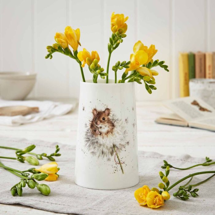 Royal Worcester Wrendale Vase - Dandelion